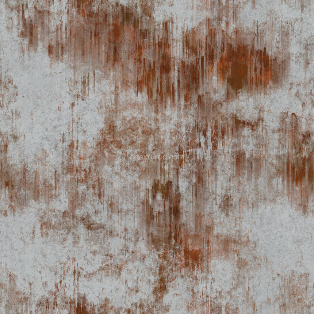 Seamless rusty metal texture with weathered appearance