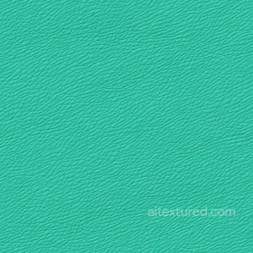 Turquoise Pebbled Leather PBR Texture with Fine Grain Detail seamless Leather PBR texture