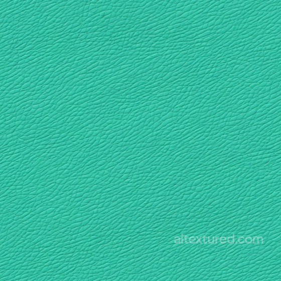 Turquoise Pebbled Leather PBR Texture with Fine Grain Detail Leather texture preview