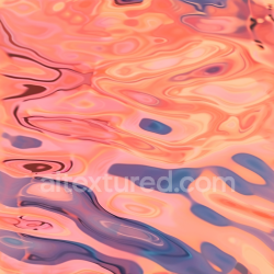 seamless Seamless Stylized 3D Water PBR Texture with Warm Sunset Color Reflections and Smooth Ripple Patterns texture 8k free download PBR