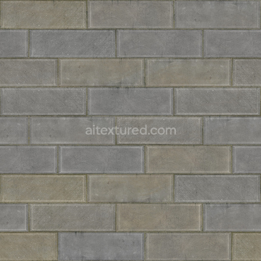 Bricks Seamless Pbr Tileable Texture Concrete Urban Gray Weathered Hard