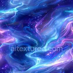 seamless Seamless 3D PBR Texture Featuring Glossy Blue and Purple Swirls texture 8k free download PBR