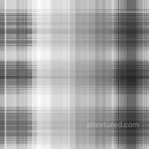 Seamless 3D Plaid Metal PBR Texture in Shades of Gray with Soft Gradient texture preview