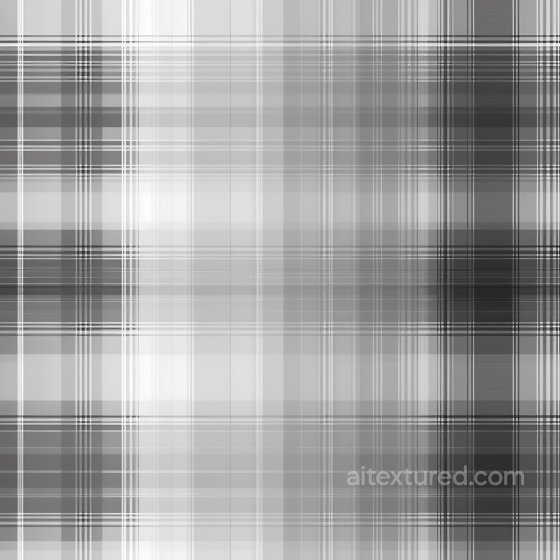 Plaid Metal PBR Texture in Shades of Gray with Soft Gradient Plaid texture preview