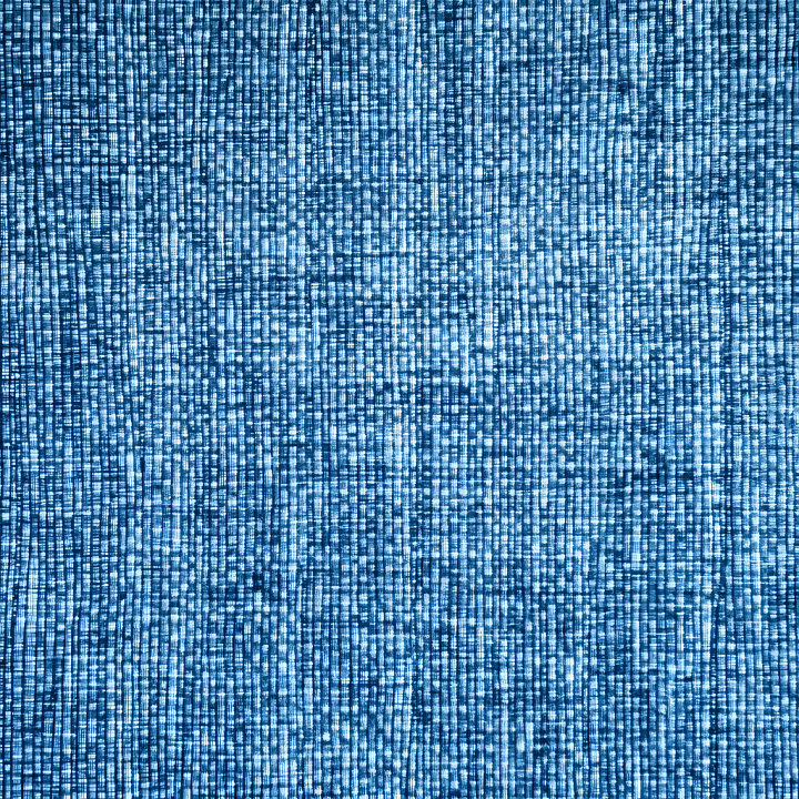 Cracked Denim Fabric with Distressed Blue Weave Pattern seamless PBR texture preview