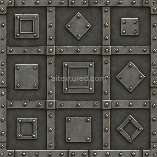 Stylized Metal Seamless Texture