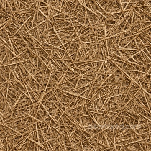 Dry Barn Straw Seamless Texture seamless Hay-straw PBR texture