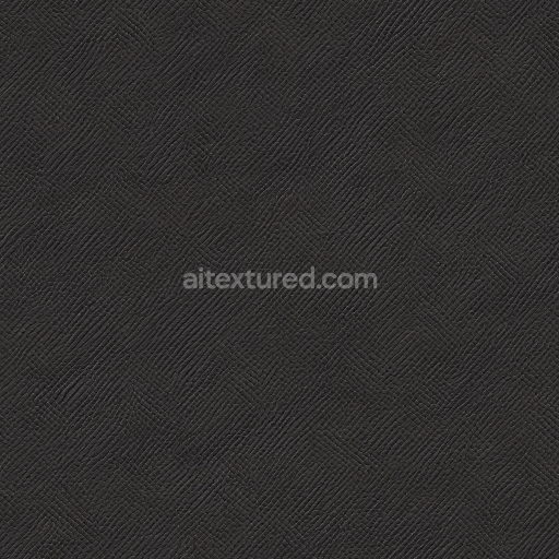 Seamless 3D Black Textured Leather PBR Texture with Subtle Grain Patterns