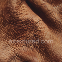 seamless Seamless 3D PBR Texture of Aged Brown Cracked Leather with Visible Stitching texture 8k free download PBR