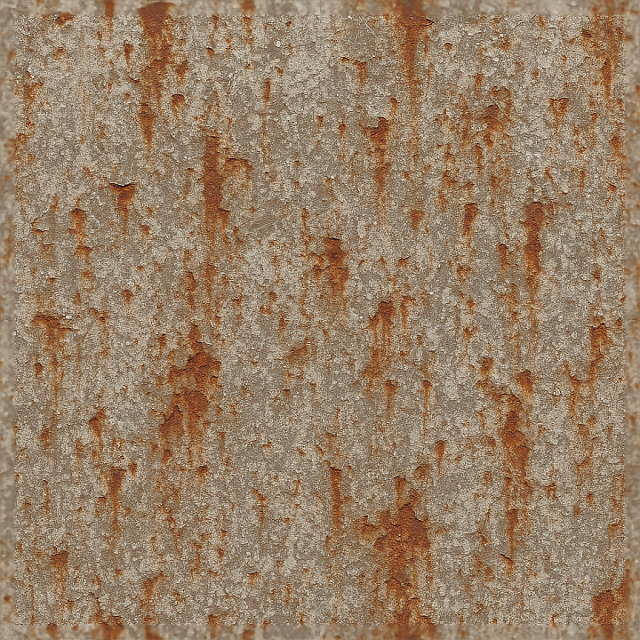 Salt Corrosion And Salt Deposits With Weathering And Surface Rust On Me… seamless PBR texture preview