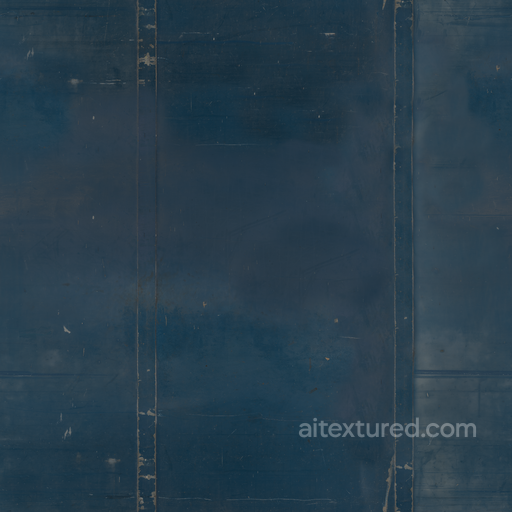 Blue Metal Plate seamless Metal PBR texture