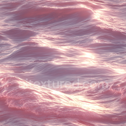 seamless Seamless 3D PBR Water Texture with Soft Pink Ocean Waves and Radiant Light Reflections texture 8k free download PBR