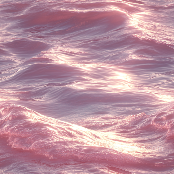Water Texture with Soft Pink Ocean Waves and Radiant Light Reflections Water texture preview
