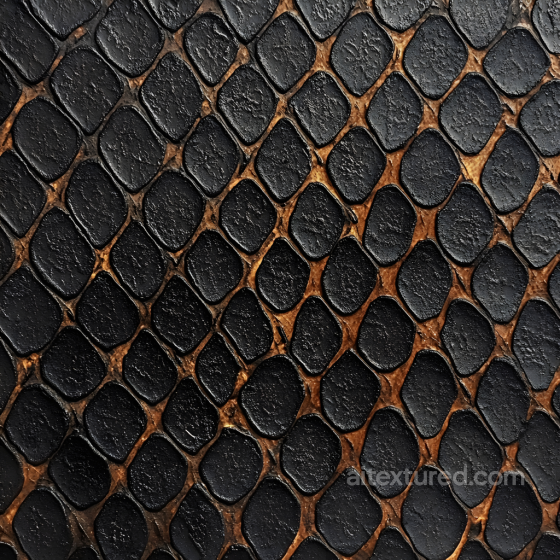 Reptilian Skin PBR Texture Featuring Dark Scales and Rough Organic Detail Skin texture preview