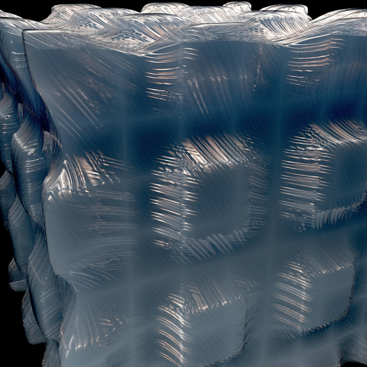 Ice with Natural Frost Detail seamless PBR texture preview