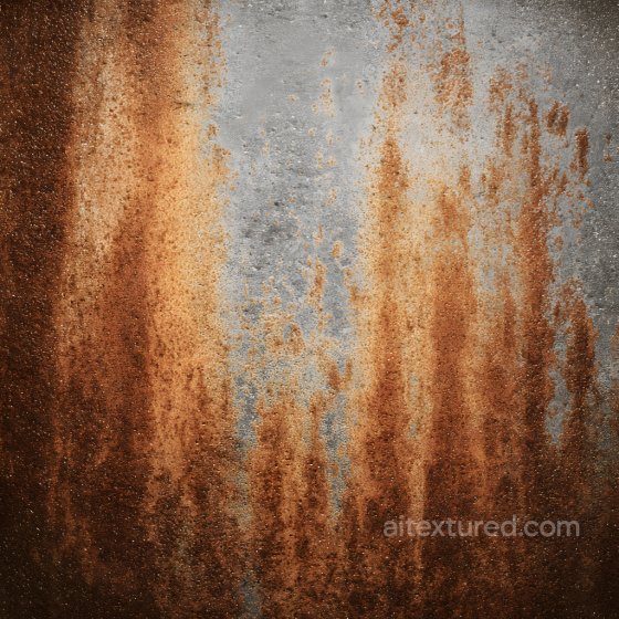 Rusted Metal PBR Texture Featuring Corrosion Streaks and Hole Patterns Rust texture preview