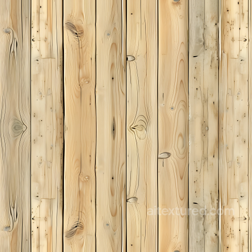 Light Pine Wood Planks PBR Texture with Natural Knots and Grain seamless Wood PBR texture