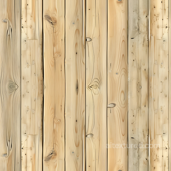 Light Pine Wood Planks PBR Texture with Natural Knots and Grain Wood texture preview