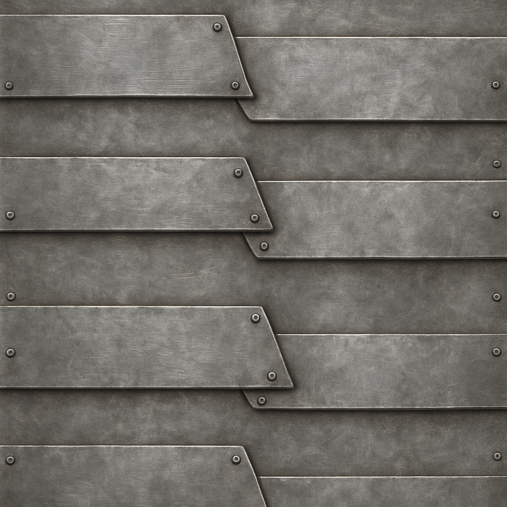 Layered Metal seamless PBR texture preview