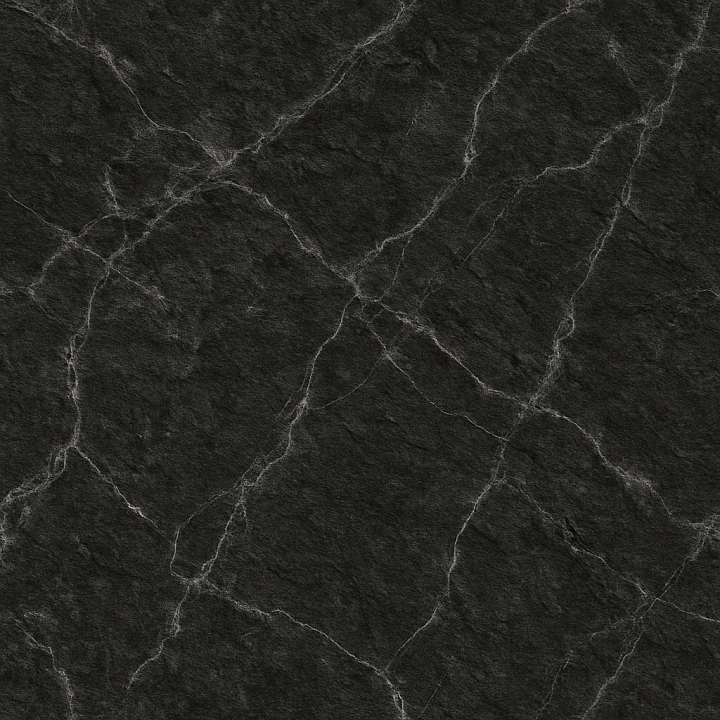 Rough Black Marble seamless PBR texture preview