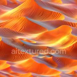 seamless Seamless 3D PBR Texture of Glossy Draped Orange and White Fabric-like Surface texture 8k free download PBR