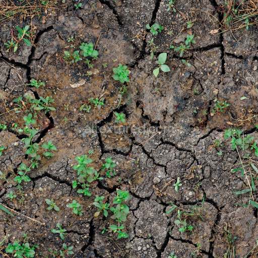 High-Quality Seamless Dirt PBR Texture