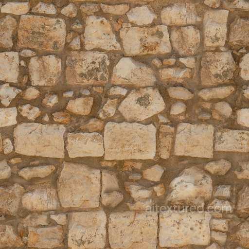 Blocks Road Stones seamless Rock PBR texture