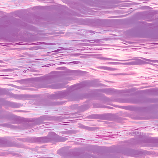 Stylized Pink Water Surface PBR Texture with Soft Wave Patterns seamless Water PBR texture