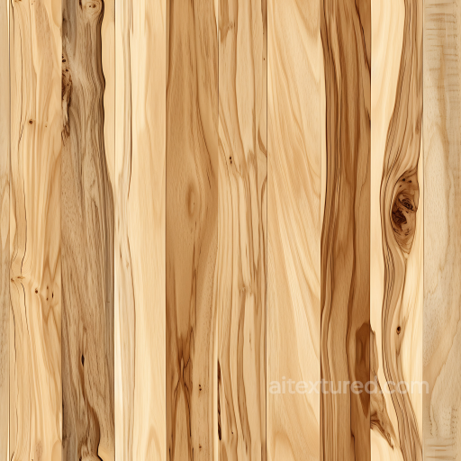 Light Pine Wood Planks Texture with Natural Grain and Knots seamless Wood PBR texture