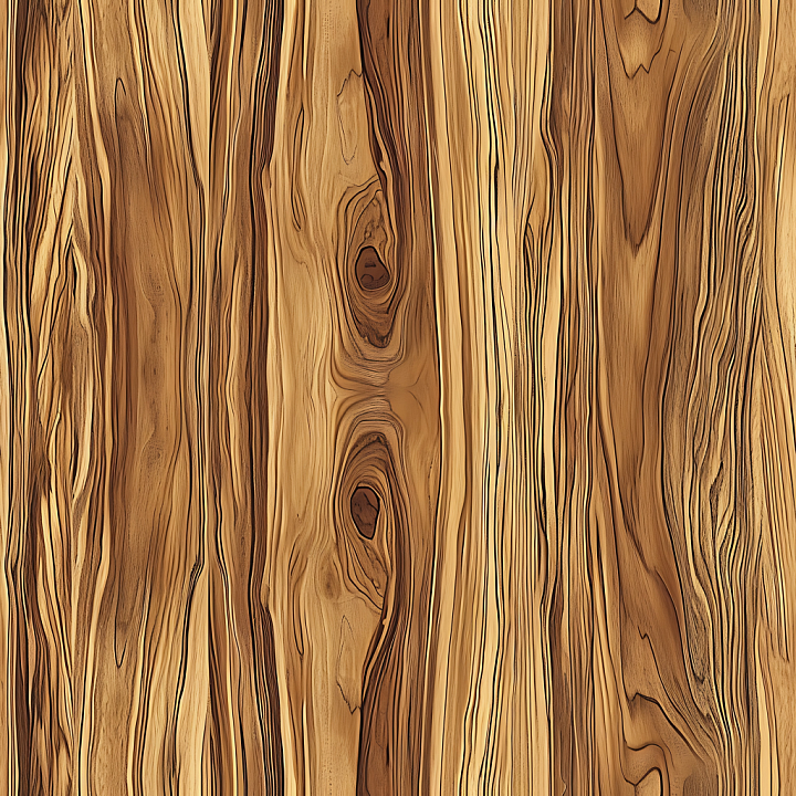 Pine Wood Planks with Distinctive Grain and Knots seamless PBR texture preview