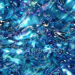 seamless Seamless 3D PBR Texture of Glossy Blue Water Ripples with Reflective Highlights texture 8k free download PBR