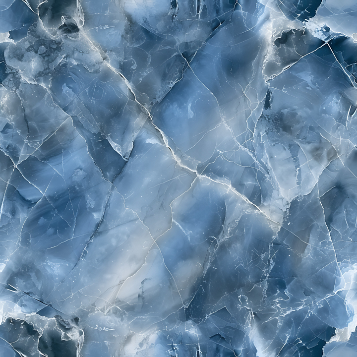 Blue de Savoie Marble with Natural Veins seamless PBR texture preview