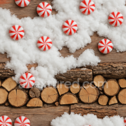 seamless Seamless 3d texture pbr 8k peppermint cotton snow wooden floor rustic wood pine bark firewood stack texture 8k free download PBR