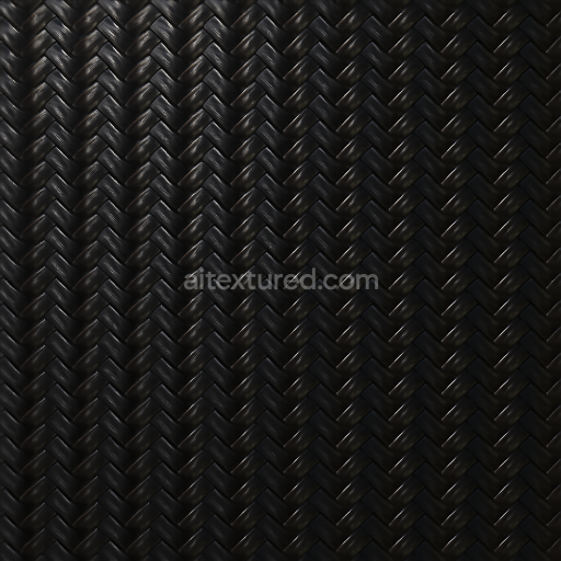 Seamless 3d texture of carbon filament strands with carbon glossy finish for pbr 8k realistic renders