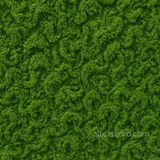 Decorative Green Moss Seamless Texture seamless Moss PBR texture
