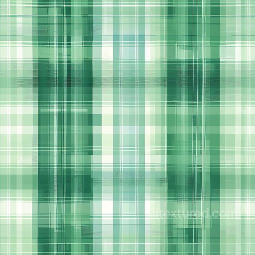 Seamless 3D PBR Texture of Green Plaid Fabric with Soft Gradient Lines texture preview