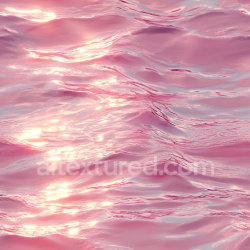 seamless Seamless 3D PBR Texture of Pink Stylized Water Surface with Soft Waves texture 8k free download PBR