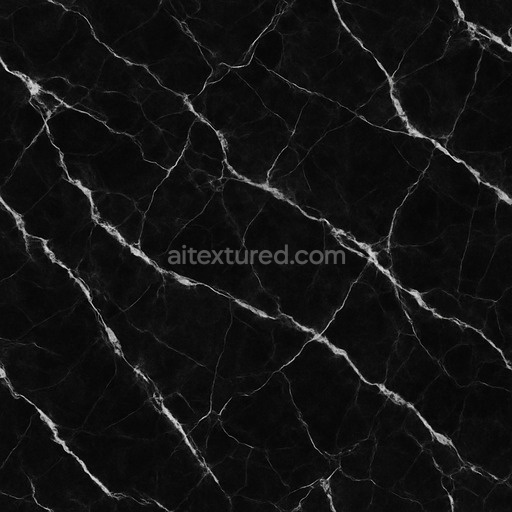 Patterned Black Marble Texture Seamless 1024X1024