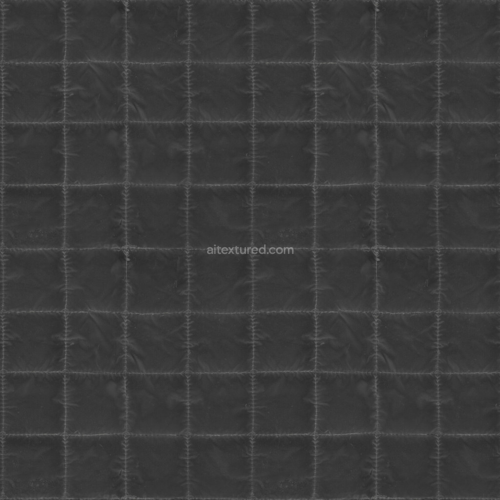 Seamless PBR fabric texture with a dark woven pattern