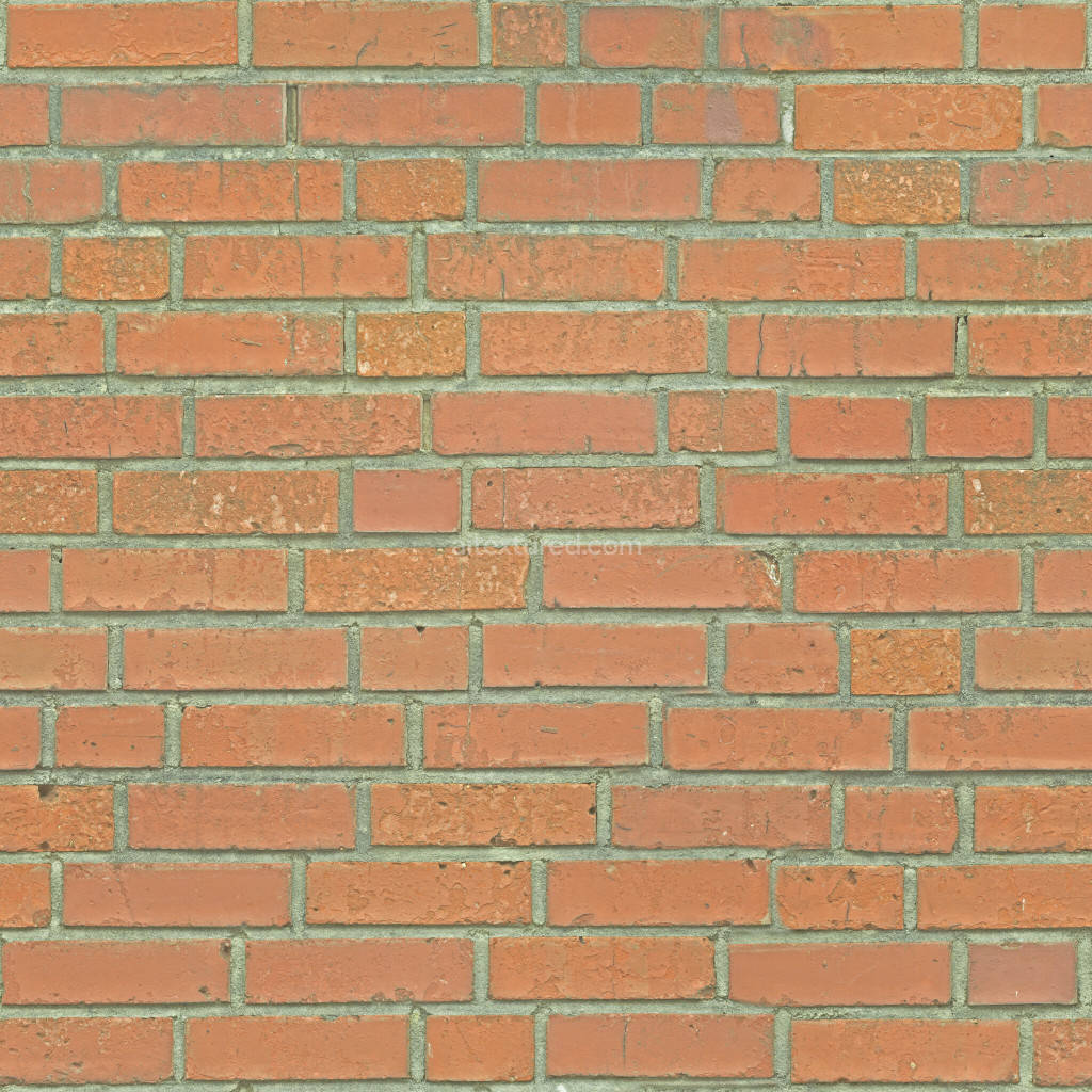 Seamless PBR brick texture with detailed surface