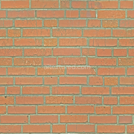 Brick Seamless Pbr Texture Tileable Red Rough Weathered Building Wall