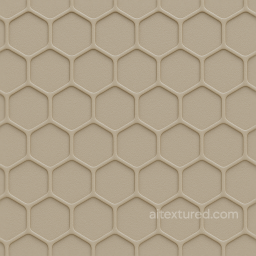 Honeycomb Pattern Furniture Plastic Surface With Neutral Tones seamless Furniture Plastic PBR texture