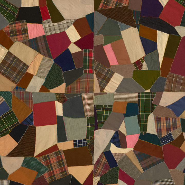 Patchwork Fabric for Modeling seamless PBR texture preview