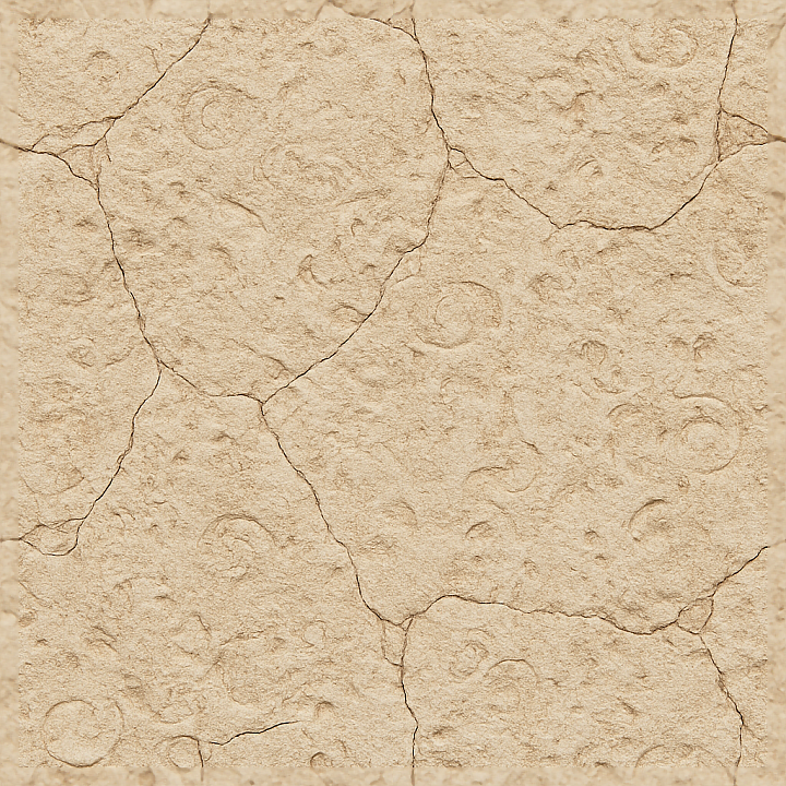Fossil Stone Surface Capturing Ancient Embedded Details seamless PBR texture preview