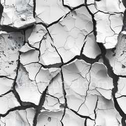 seamless Seamless 3D Cracked White Paint PBR Texture with Deep Fractures and Peeling Layers texture 8k free download PBR