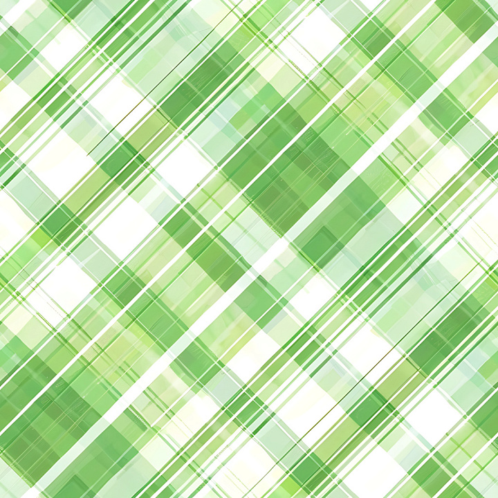 Soft Green Plaid Fabric Pattern seamless PBR texture preview