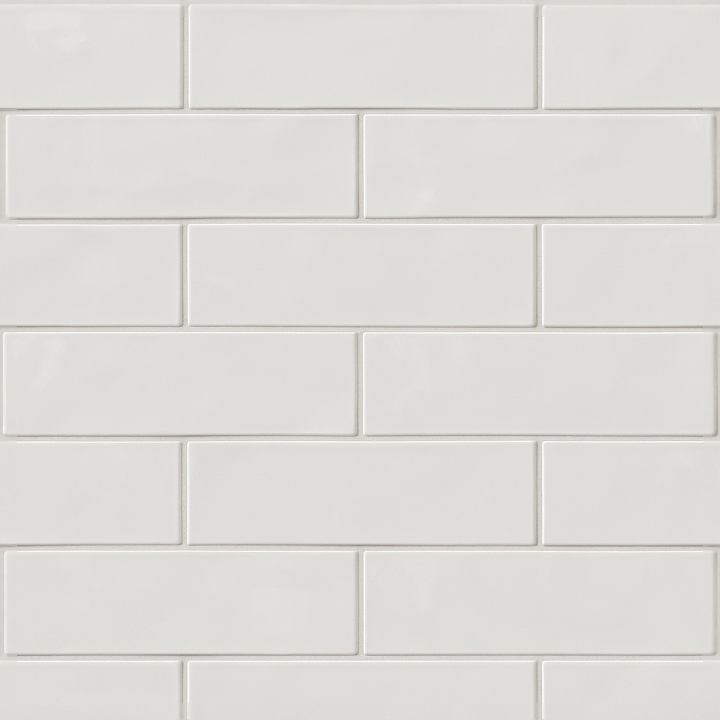Of Glazed Porcelain Subway Tile With Smooth Glossy Finish And… seamless PBR texture preview