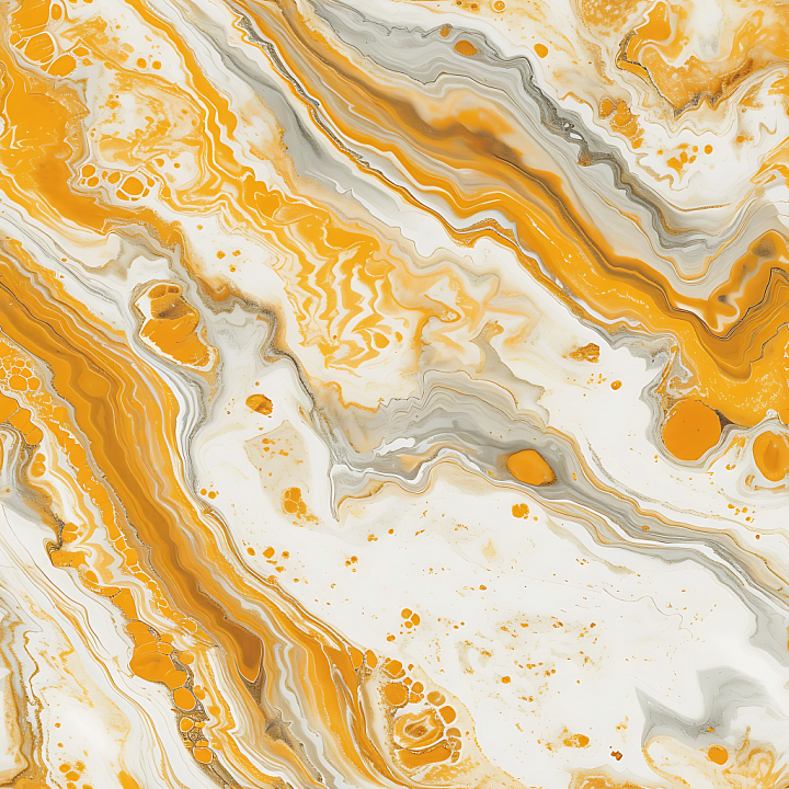 Giallo Siena Marble Featuring Bold Orange and Gray Veins seamless PBR texture preview