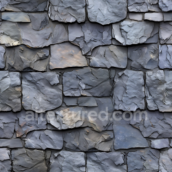 seamless Seamless 3D Slate Stone Wall PBR Texture with Rough Layered Plates texture 8k free download PBR