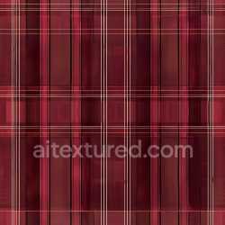 seamless Seamless 3D PBR Texture of Burgundy Plaid Fabric with Subtle Line Pattern texture 8k free download PBR